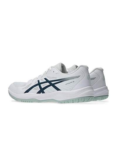 Asics Upcourt 6 Erkek Voleybol Ayakkabısı 1071a104-104 Beyaz Beyaz