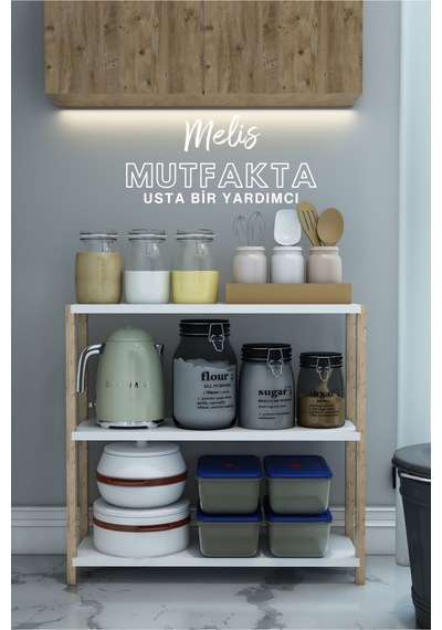 Melis Beyaz 3 Raflı Çiçeklik, Saksılık, Çiçek Standı, Dekoratif Raf - Çok Amaçlı Kullanım - Demonte Beyaz - 652123012 Beyaz Melis Beyaz 3 Raflı Çiçeklik, Saksılık, Çiçek Standı, Dekoratif Raf - Çok Amaçlı Kullanım - Demonte Beyaz - 652123012 Beyaz