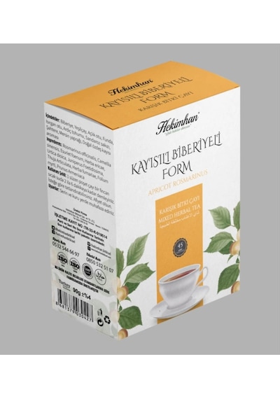 Kayısılı Biberiyeli Karışık Çay 45'li Süzen Poşet