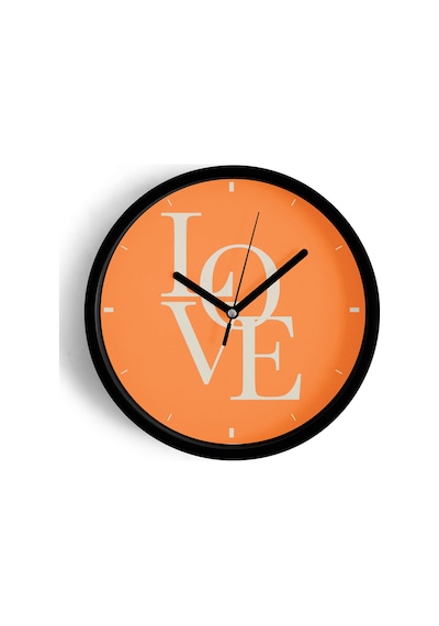 Modern Yazılı Tasarım - You Are Not Late Duvar Saati - 25cm - Önü Camlı Siyah Kasa-jh1187 Siyah