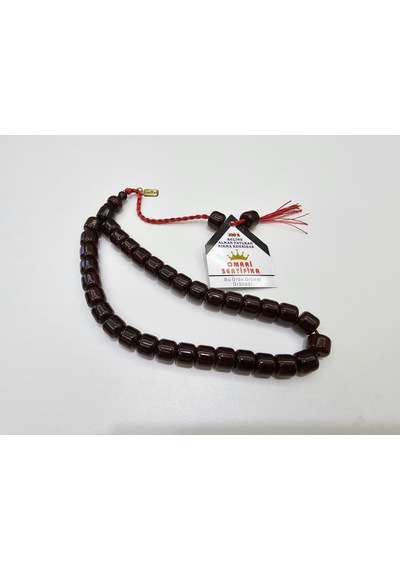 Omari İmzalı Sertifikalı Alman Faturan Sıkma Kehribar Tesbih 11x9 58345678