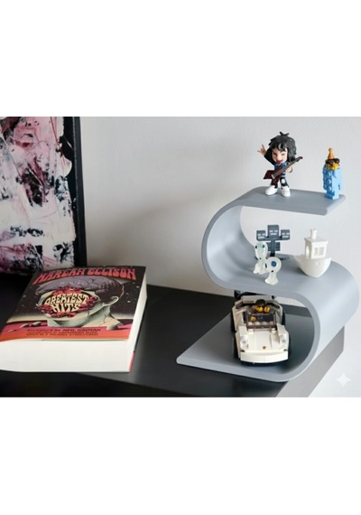 Modern Figür Sergileme Rafı 3d Baskı Pla 15x16 Cm Koleksiyonluk Stand