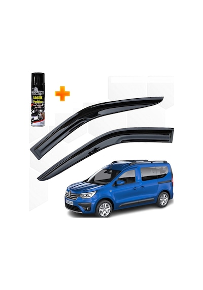 Renault Kangoo Express Mügen Cam Rüzgarlığı 2021 Sonrası 2 Li Takım +500ml Lastik Parlatıcı