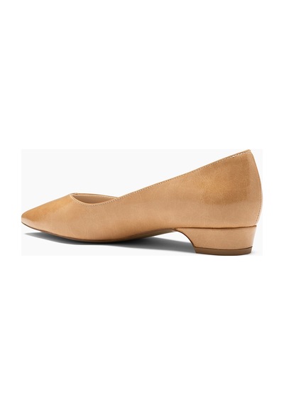 Jasmin Nude 2 Cm Topuklu Babet Vizon