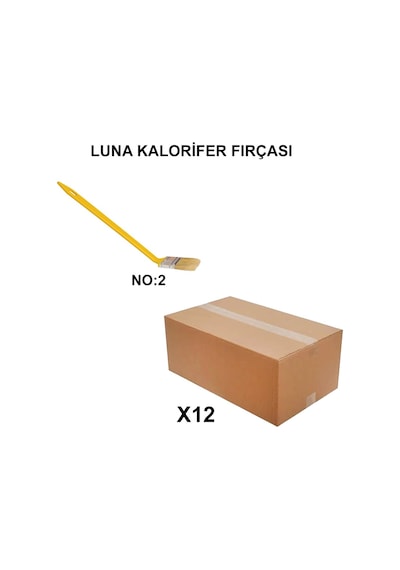 Luna Kalorifer Fırçası No 2, 12 Adet Toptan Paket
