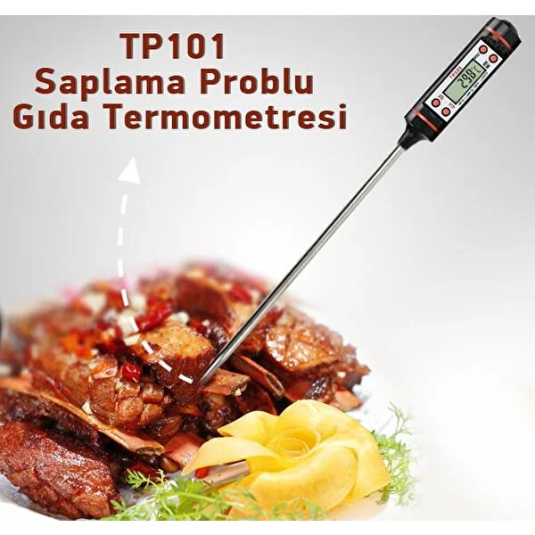 Tp 101 Sıvı Termometresi Dijital Gıda Termometresi