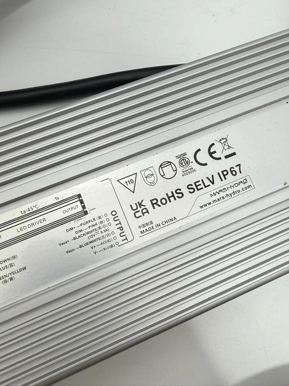 Mars Hydro Bitki Yetiştime Işığı Güç Kaynağı 1000w Mh-1000ma-56bh