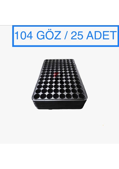 Fidelik Viyol 25 Adet 104 Göz Fide Viyolü Fidan Altlığı Tohum