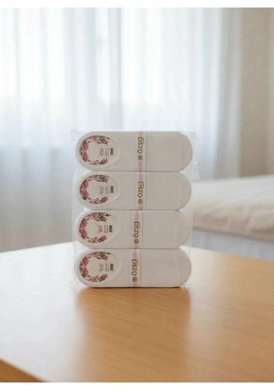Efemicgiyimstore Düz Beyaz Bayan Babet Çorap 12'li Paket Çok Renkli