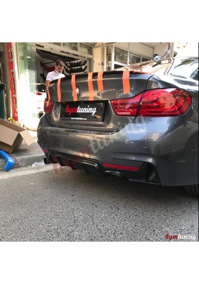 Bmw 4 Serisi F36 İnce Spoiler Abs Plastik Piano Black 420 Spoyler