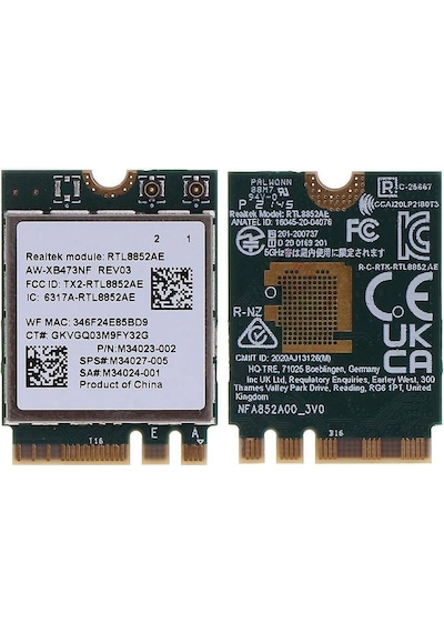Lenovo Loq 15arp10e 83s0 Uyumlu Notebook Wifi Card