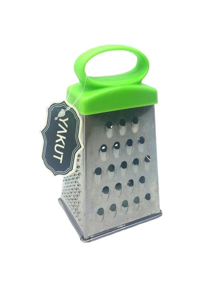Dörtgen - Küçük Metal Rende Plastik Saplı 4434