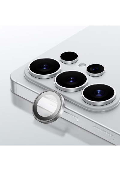 Galaxy S26 Ultra Uyumlu Amazingthing Titan Ar Safir Kamera Lens Koruyucu Uygulama Aparatlı Gümüş