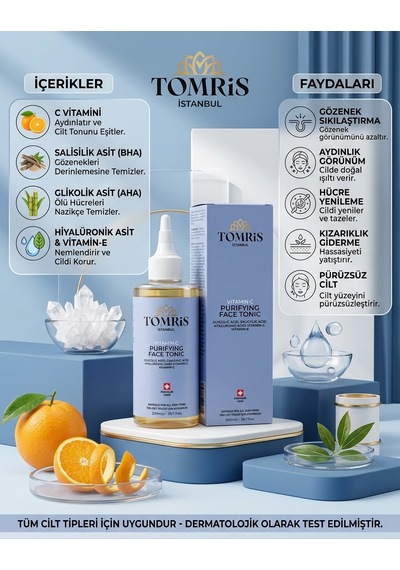 Purıfyıng Yüz Temizleyici Viyamin C Tonik