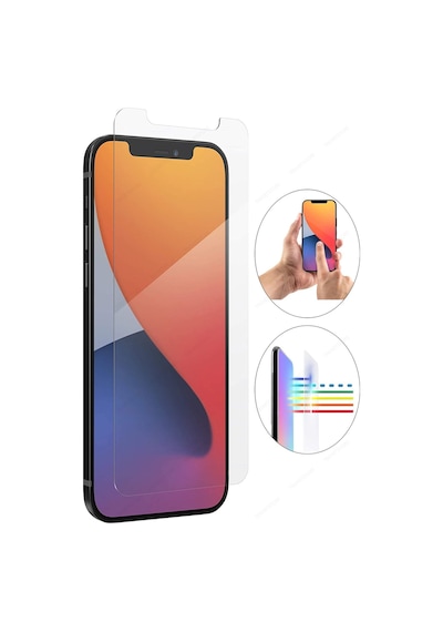 Apple Uyumlu iPhone   12 Mini Ekran Koruyucu Nano Temperli Esnek Cam 9d Yüksek Ekran Koruma Camı Renkli