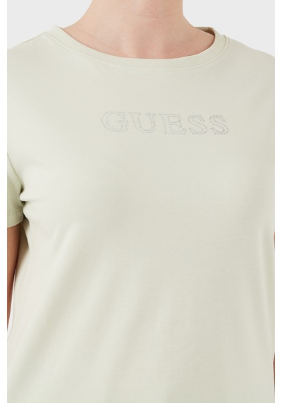 Guess Bayan T Shirt V3bı11 J1314 A89j Yeşil