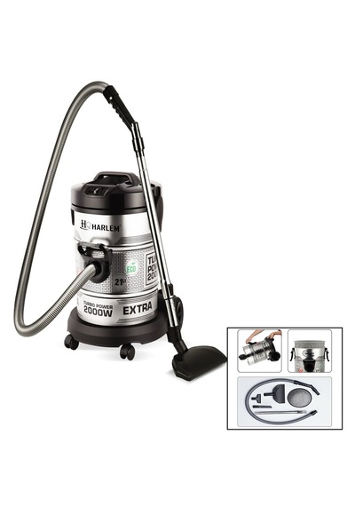 Torbasız - Kuru Vakumlu - Metal Kasa Elektrikli Süpürge 21lt - 2850w Hsv-622dvc 5042