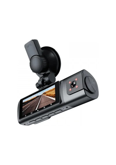 K17 Araç İçi Kamera Ekranlı 4k Uhd Ön-arka-iç Kamera Gece Görüş, Çift Lens Dashcam Kayıt - G6r