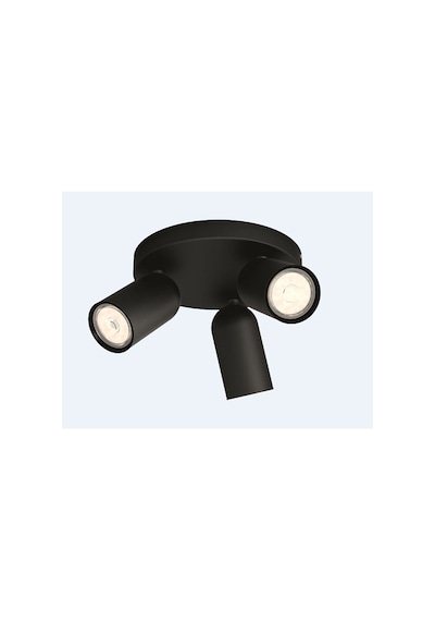 Philips Pongee 3'lü Siyah Spot
