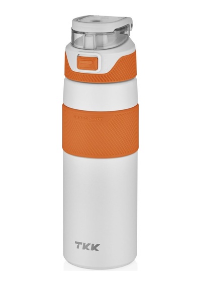 Tkk 600 Ml Beyaz Paslanmaz Çelik Kamp Termosu - Çelik Matara - Çocuk Ve Yetişkin