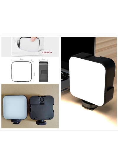 Hpytech Profesyonel Telefon Çekim Seti Tripod + Led Işık + Mikrofon Vlog, Youtube, Tiktok, Instagram Uyumlu