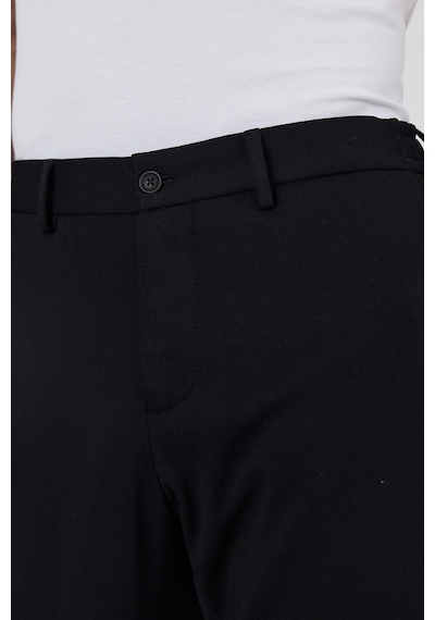 İmza Siyah Esnek Yandan Cepli Casual Slim Fit Jogger Pantolon 1003250156 Siyah