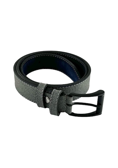 Gri Çocuk Boy Suni Deri Dikişli Model 3 Cm.lik Garson Klasik Kemer Okul Kemeri - G15 001
