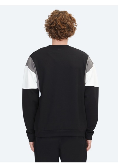 Kip Siyah Bisiklet Yaka Sweatshirt Siyah -