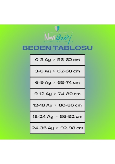 Novibaby 3'lü 24-36 Ay Bebek Atlet Body Zıbın Beyaz Çıtçıtlı 100% Pamuk Beyaz