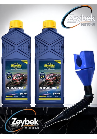 2 Adet N-tech Pro R+ Tam Sentetik 4 Zamanlı 5w40 Motosiklet Yağı