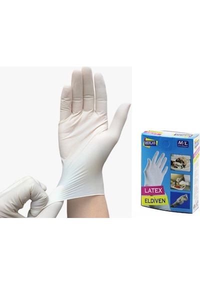 Eldiven Latex Eldiven Muayene Eldiveni S/m 60 Adet