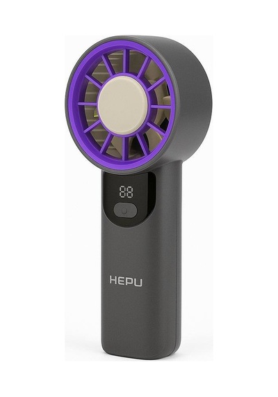 Hepu Hp-f18 Sessiz Çalışan Usb Şarjlı El Tipi Üfleme + Mini Fan