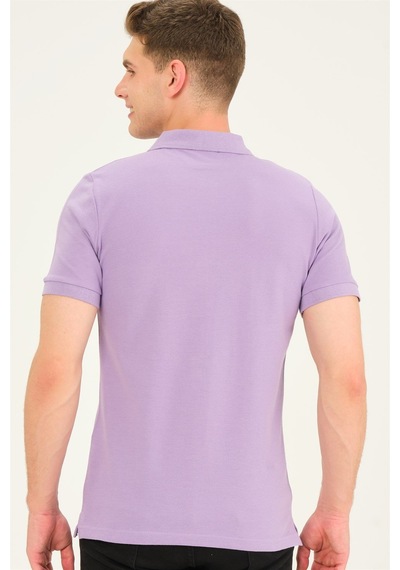 T8561 Dewberry Erkek Tshırt-lila Lila