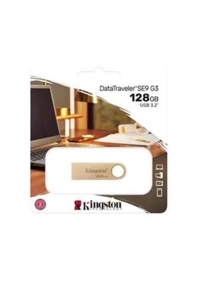 Kingston Dtse9g3-128gb 128gb 220mb-s Metal Usb 3.2 Gen 1 Datatraveler Se9 G3 Flash Bellek Kdo