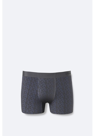Avva Erkek Antrasit Dikişsiz Baskılı Soft Touch Elastan Boxer A62y9514