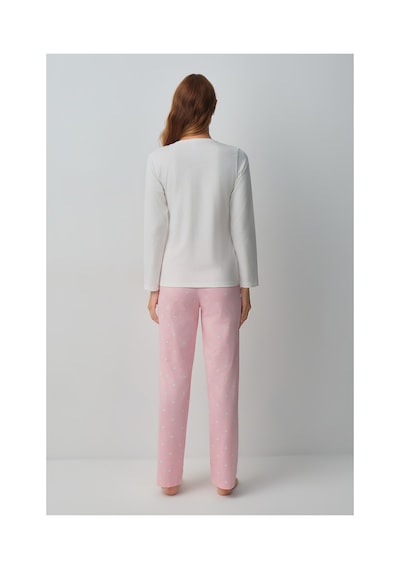 Suwen Lulusu Pamuklu Pijama Takımı Wsh105101101173 Pembe