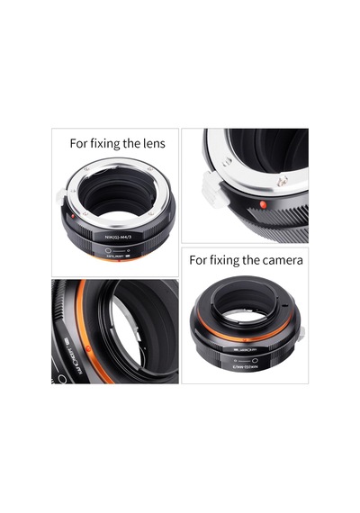 K&f Nikon - M4/3 Lens Adaptörü Nikon Lens Mft Gövde