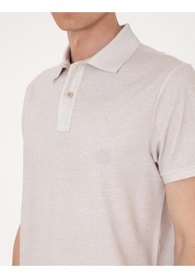 Pierre Cardin Erkek Bej Tişört 50306060-vr011 Bej