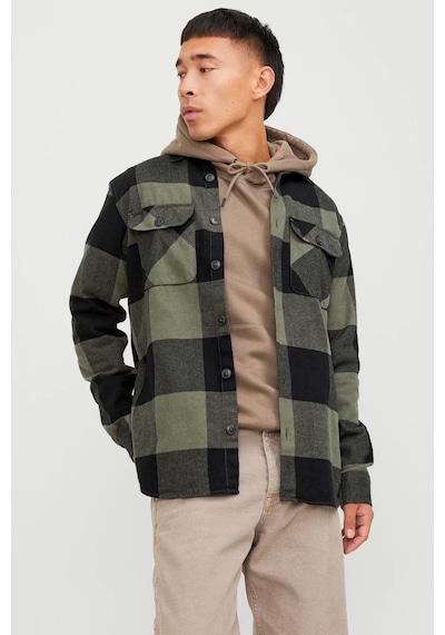 Erkek Jack & Jones Rahat Kalıplı Ceket - Yeşil Yeşil Erkek Jack & Jones Rahat Kalıplı Ceket - Yeşil Yeşil