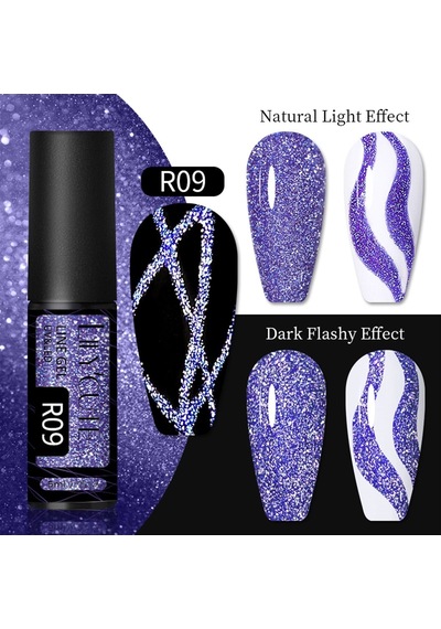Lily Cute Reflective Glitter Nail Art Çizim Ojesi R09 54152-3