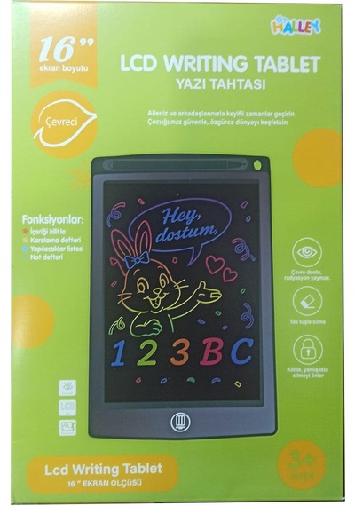 Çocuklar İçin 6" Lcd Çizim Tableti - Eğitici Grafik Yazı Tahtası Ve Not Defteri