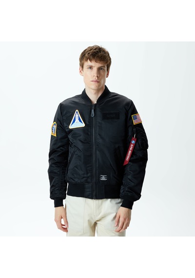 Alpha Industrıes Alpha Industries Nasa Ma-1 Flight Gen Erkek Siyah Ceket