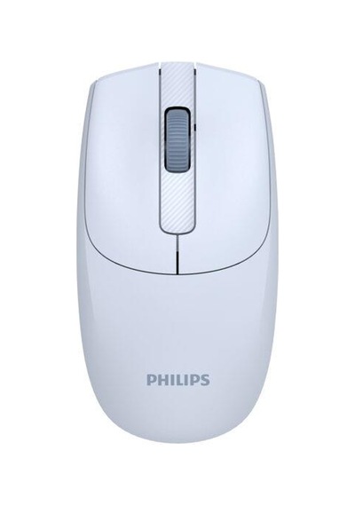 Philips Uyumlu  Spk7398j Kablosuz 1600dpı Sessiz Optik Mouse Açık Mavi Diğer