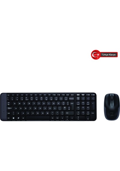 Logitech Mk220 (920-003163) Kablosuz Türkçe Q Klavye/Mouse Set