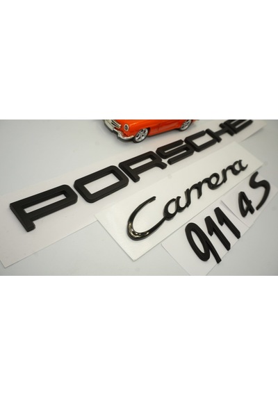 Porsche Carrera 911 4S Bagaj 3M 3D Abs Yazı Logo Amblem Seti (549168906)