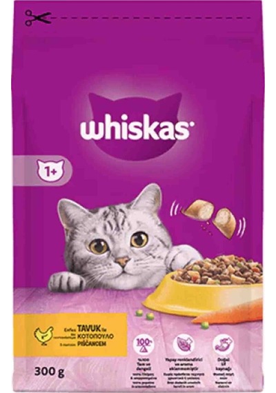 Tavuklu Ve Sebzeli Yetişkin Kedi Maması 300gr