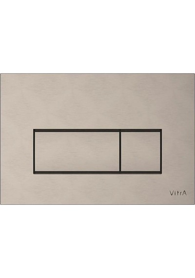 740-2395 - VitrA Root Square Kumanda Paneli - Fırçalı Nikel