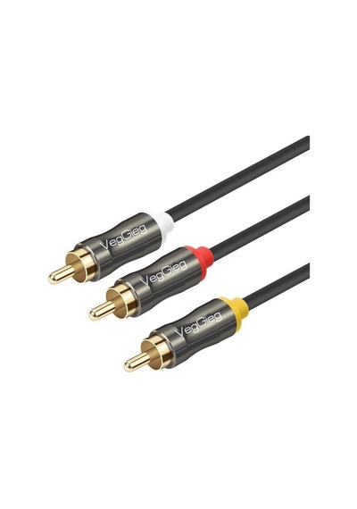 3 Rca To 3 Rca Ses Ve Görüntü Kablosu 5 Metre
