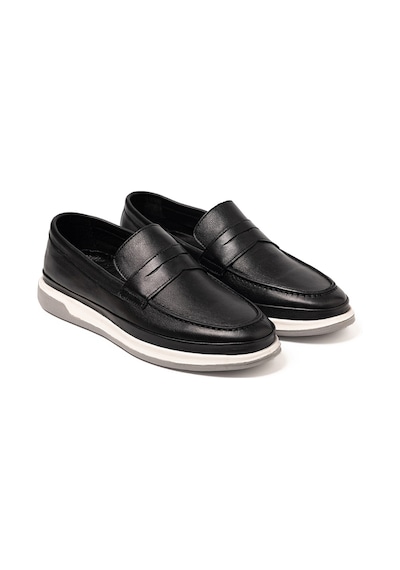Sneaker Erkek Og-9240 John May 101 Siyah Dolaplı Deri