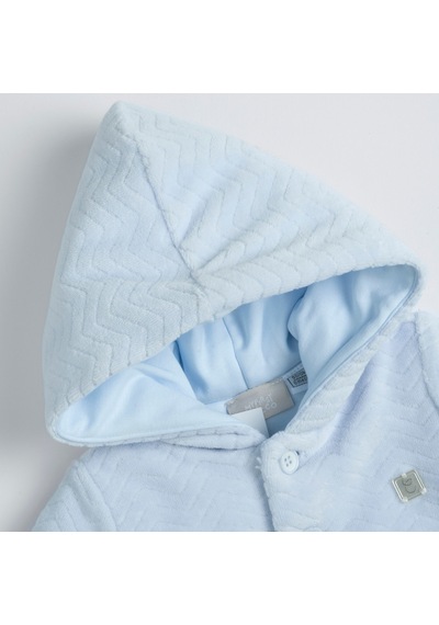 Chicco Kapüşonlu Peluş Hırka 09100339000000 000021 Lıght Lıght Blue